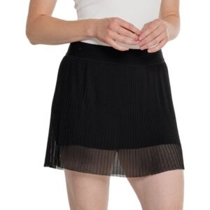 Kyodan Women Medium Victory Mesh Pleated Skort Skirt Black Tennis Golf